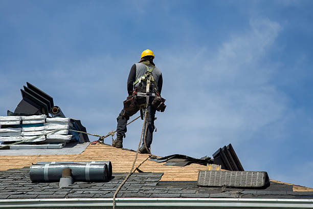 Professional Gutter Installation technician working in Society Hill, SC